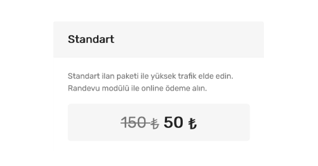 standart ilan paketi