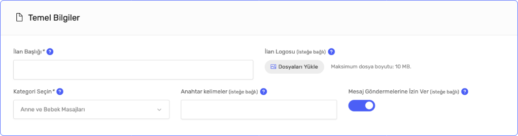 temel bilgiler alani